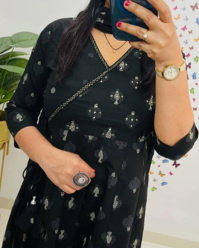 Jaipuri Abstract Print Idaho Pattern Suit