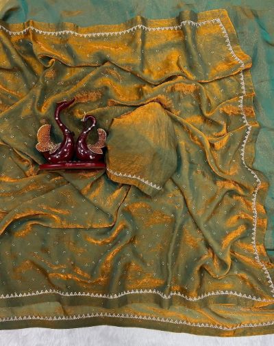 Jarkhan Diamond Saree Collection