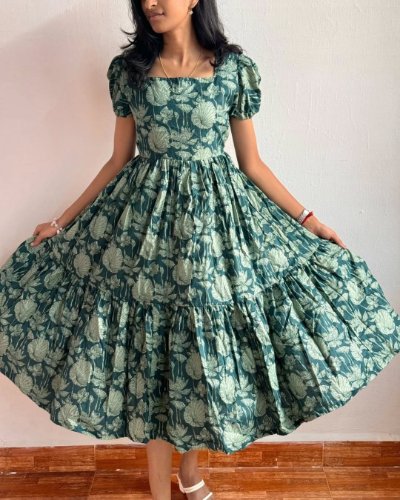 Pure Cotton Maxi Dress