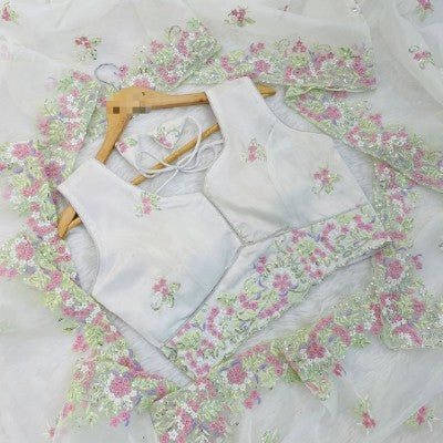 Sheer Elegance Organza Saree