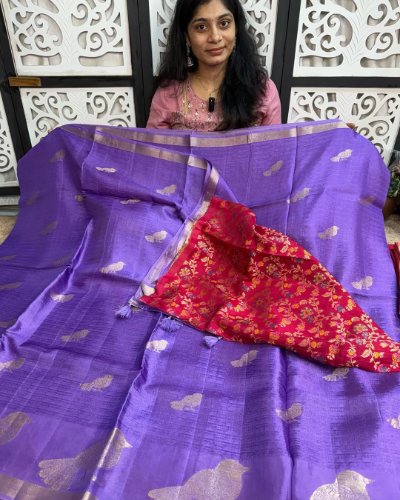 Exclusive Collection Ra Mango Jute Fabric Allover Saree