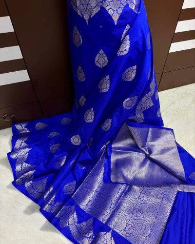 Bnarasi Dybl Dupion Soft Silk Saree